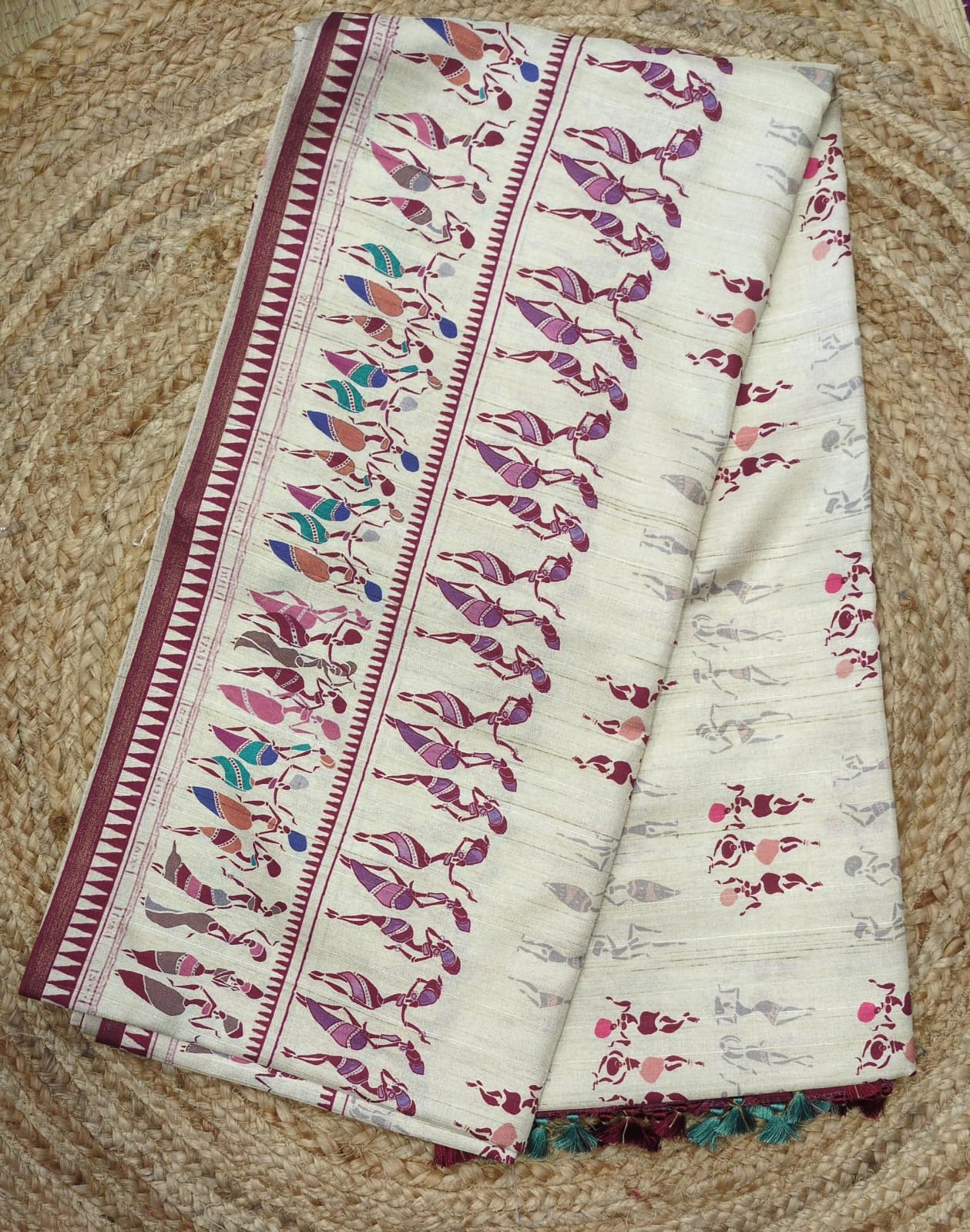 pure malai silk 10 yards saree