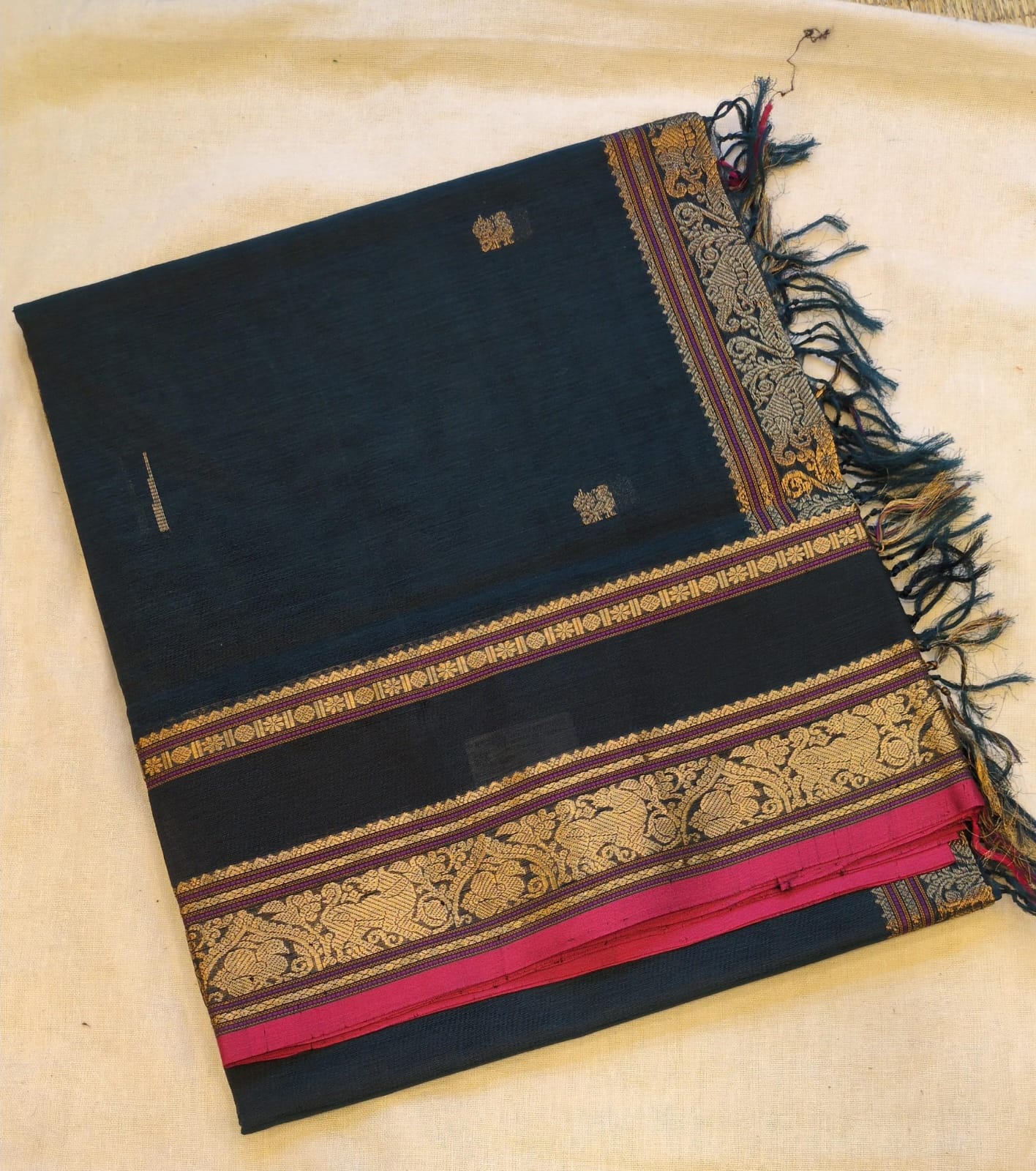 pure kanchi silk cotton