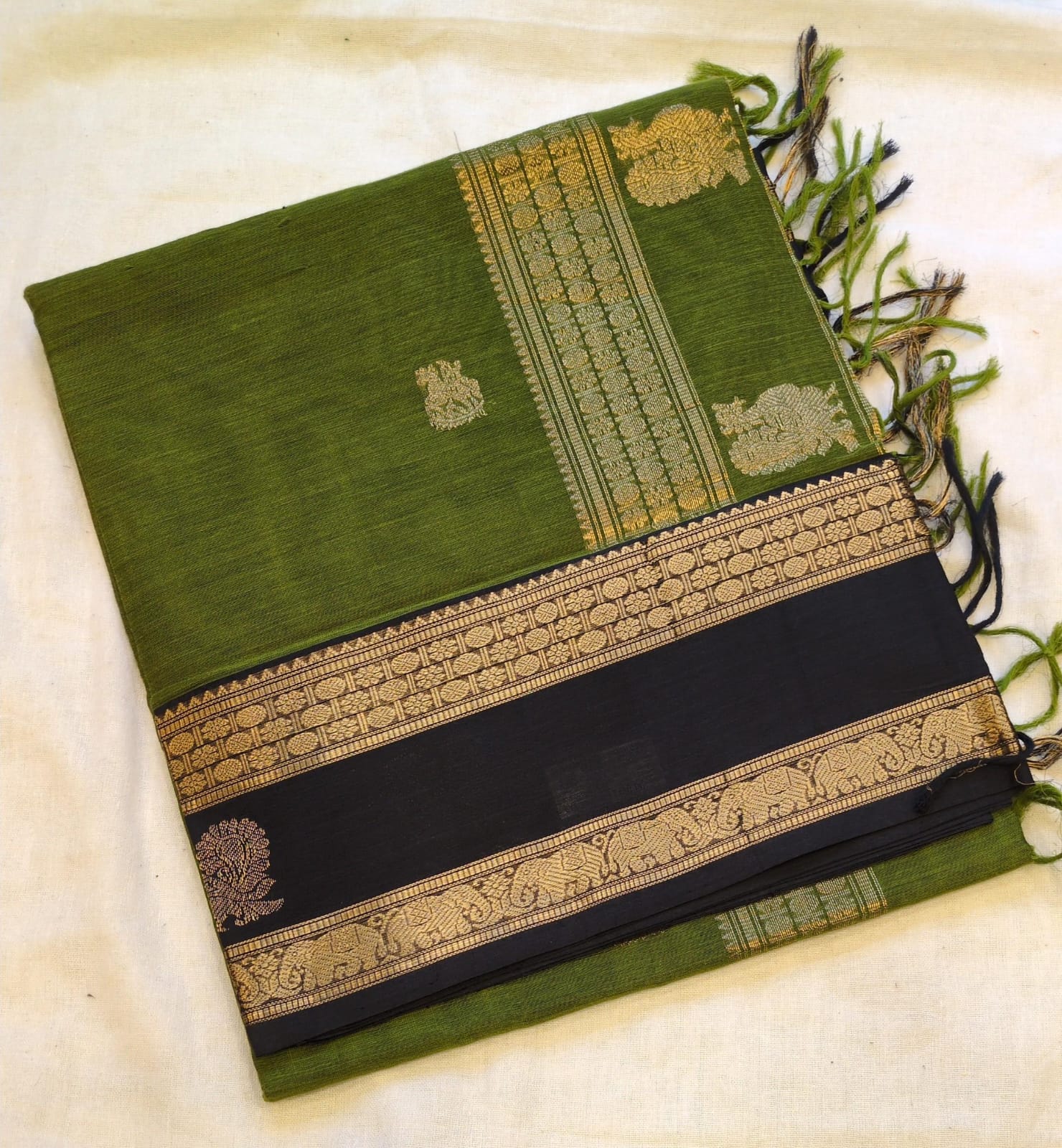 pure kanchi silk cotton