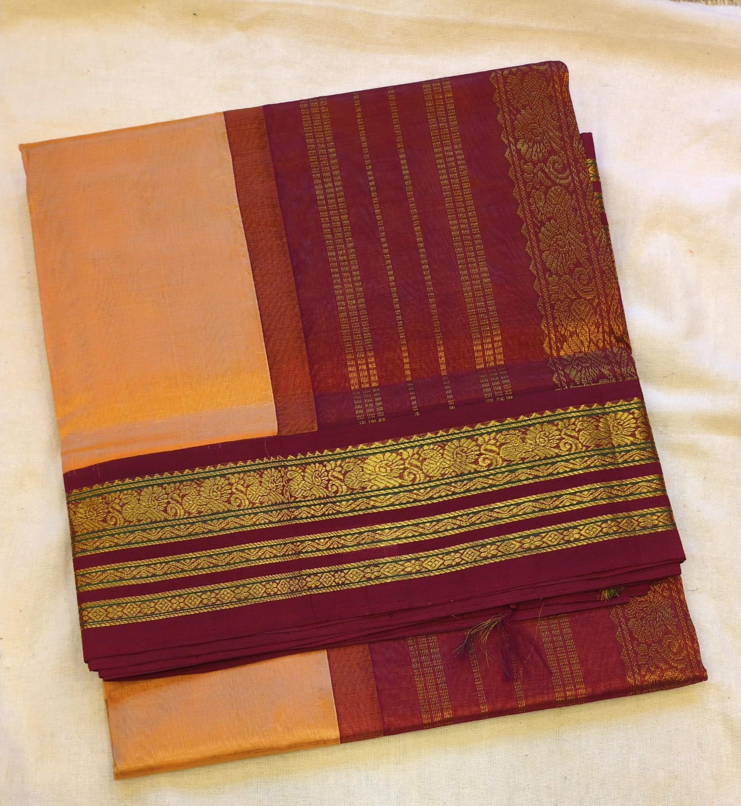 pure kanchi silk cotton