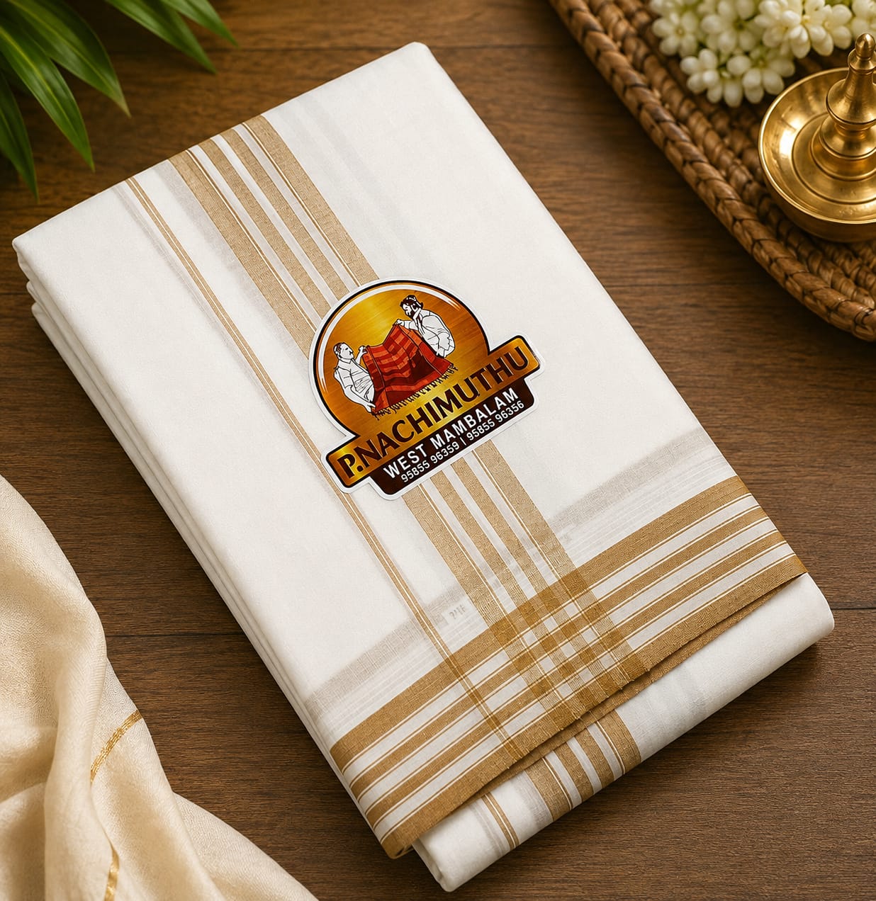 Pure Cotton Soft Dhoti 9x5